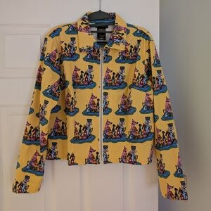 Nooworks Twill Moto Jacket Dog Party XL